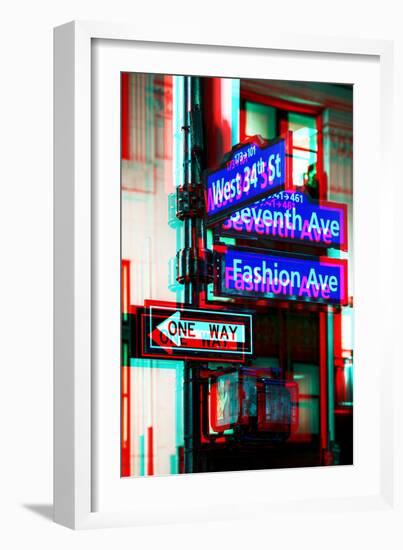 After Twitch NYC - Seventh Avenue-Philippe Hugonnard-Framed Photographic Print