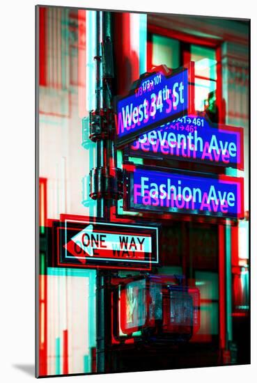 After Twitch NYC - Seventh Avenue-Philippe Hugonnard-Mounted Photographic Print