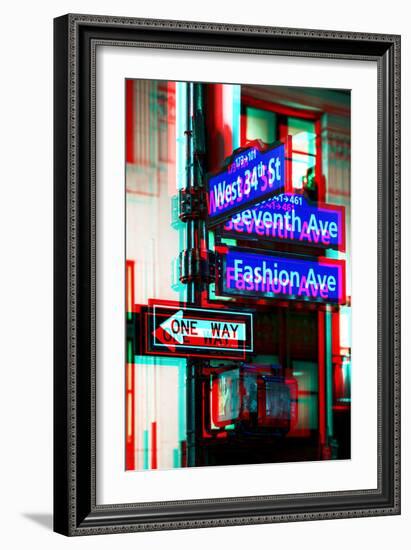 After Twitch NYC - Seventh Avenue-Philippe Hugonnard-Framed Photographic Print