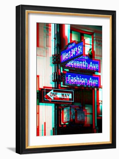 After Twitch NYC - Seventh Avenue-Philippe Hugonnard-Framed Photographic Print