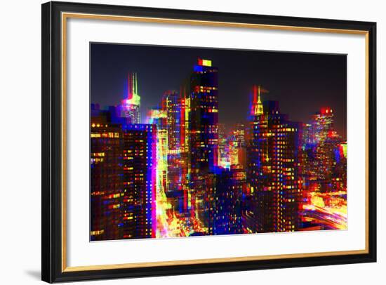 After Twitch NYC - Towers Night-Philippe Hugonnard-Framed Photographic Print