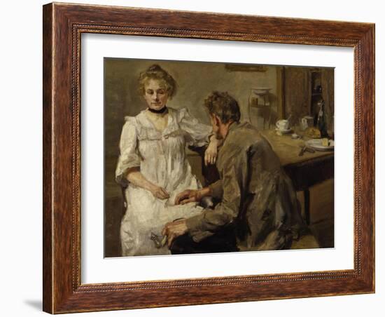 After Work, 1900/01-Max Slevogt-Framed Giclee Print