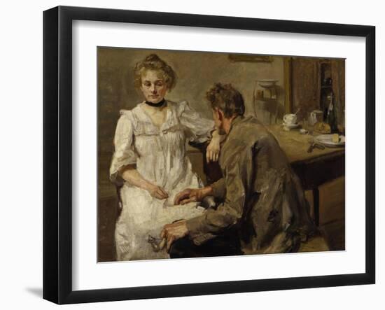 After Work, 1900/01-Max Slevogt-Framed Giclee Print
