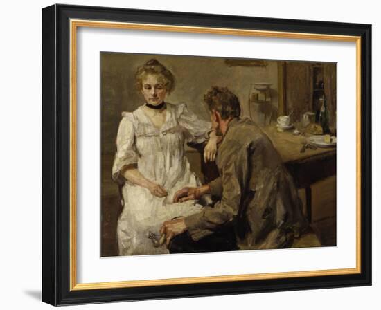 After Work, 1900/01-Max Slevogt-Framed Giclee Print