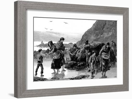 Aftermath of Famine, Ireland (1840), 1886-null-Framed Giclee Print