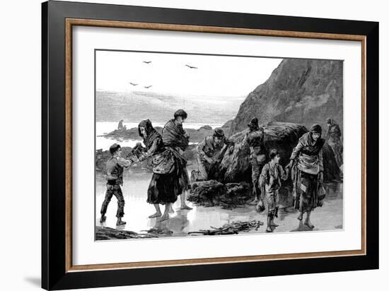 Aftermath of Famine, Ireland (1840), 1886-null-Framed Giclee Print