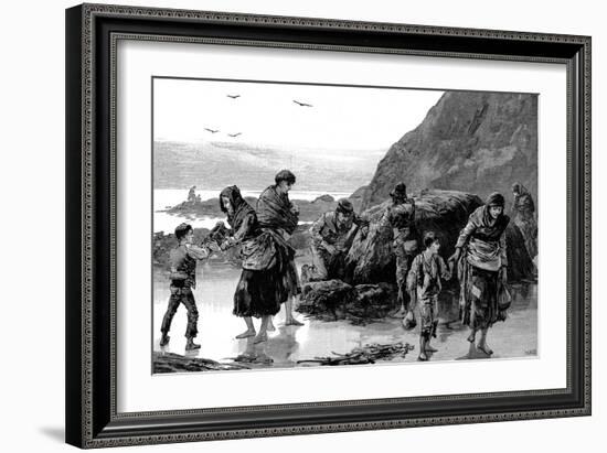 Aftermath of Famine, Ireland (1840), 1886-null-Framed Giclee Print