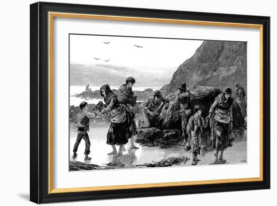 Aftermath of Famine, Ireland (1840), 1886-null-Framed Giclee Print