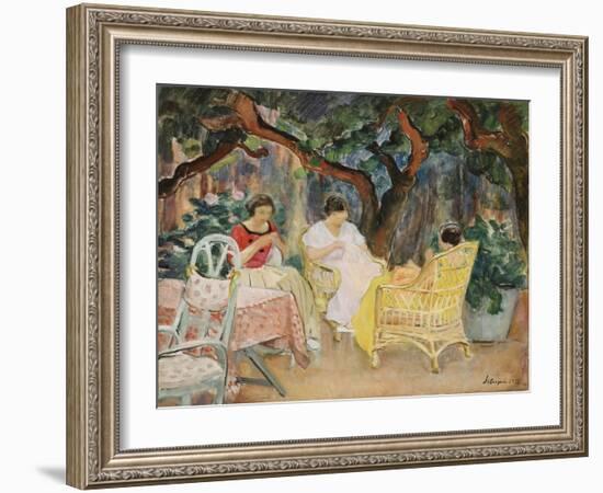 Afternoon; Apres-Midi, 1923-Henri Lebasque-Framed Giclee Print