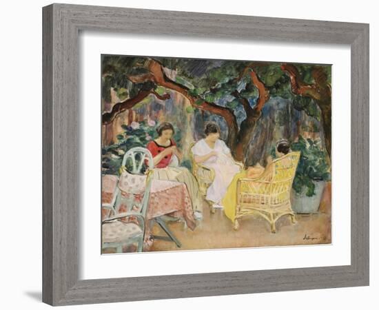 Afternoon; Apres-Midi, 1923-Henri Lebasque-Framed Giclee Print