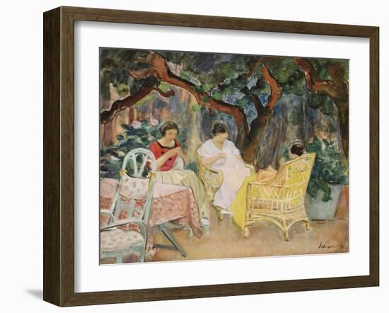 Afternoon; Apres-Midi, 1923-Henri Lebasque-Framed Giclee Print