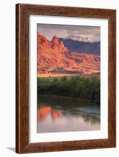 Afternoon at Fisher Towers, Moab-Vincent James-Framed Photographic Print