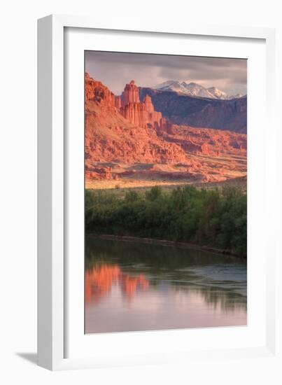 Afternoon at Fisher Towers, Moab-Vincent James-Framed Photographic Print