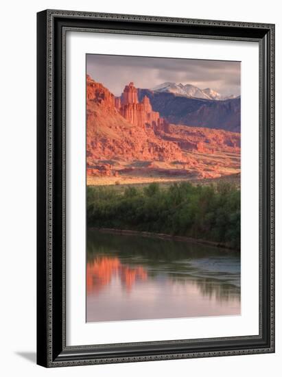 Afternoon at Fisher Towers, Moab-Vincent James-Framed Photographic Print