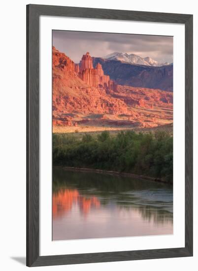 Afternoon at Fisher Towers, Moab-Vincent James-Framed Photographic Print