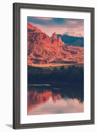 Afternoon at Fisher Towers, Southern Utah-null-Framed Photographic Print
