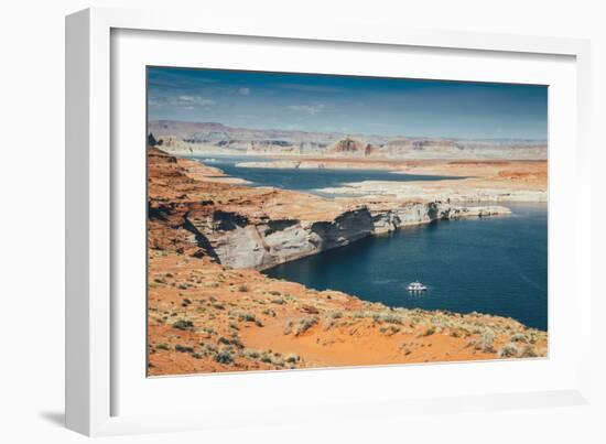 Afternoon at Lake Powell, Page Arizona-Vincent James-Framed Photographic Print