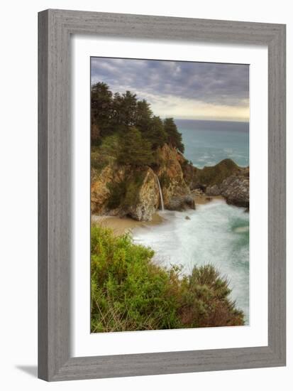 Afternoon at McWay Falls-Vincent James-Framed Photographic Print