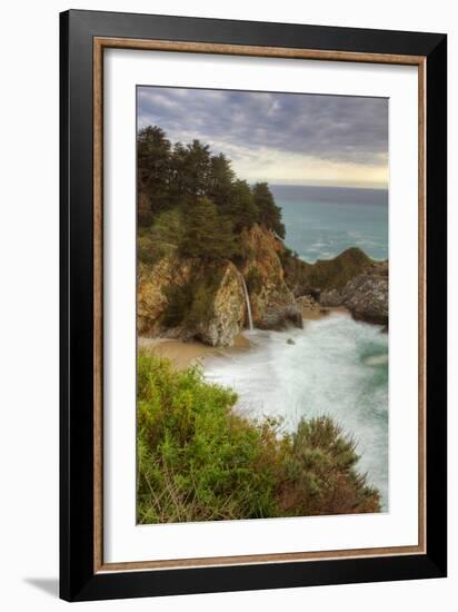 Afternoon at McWay Falls-Vincent James-Framed Photographic Print