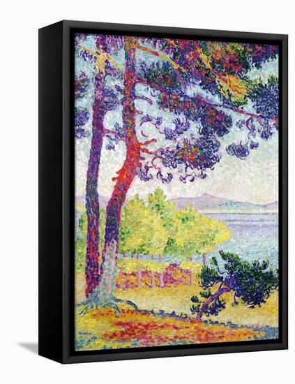 Afternoon at Pardigon, Var, 1907-Henri Edmond Cross-Framed Premier Image Canvas