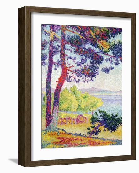 Afternoon at Pardigon, Var, 1907-Henri Edmond Cross-Framed Giclee Print