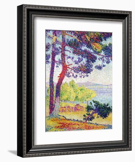 Afternoon at Pardigon, Var, 1907-Henri Edmond Cross-Framed Premium Giclee Print