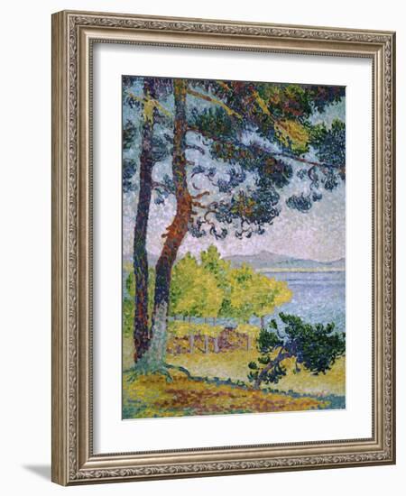 Afternoon at Pardigon-Henri Edmond Cross-Framed Giclee Print