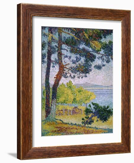 Afternoon at Pardigon-Henri Edmond Cross-Framed Giclee Print