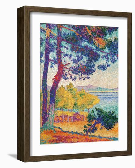 Afternoon at Pardigon-Henri Edmond Cross-Framed Giclee Print