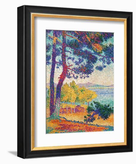 Afternoon at Pardigon-Henri Edmond Cross-Framed Art Print