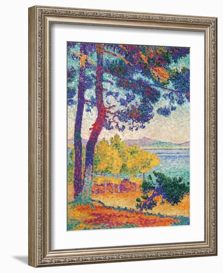 Afternoon at Pardigon-Henri Edmond Cross-Framed Art Print