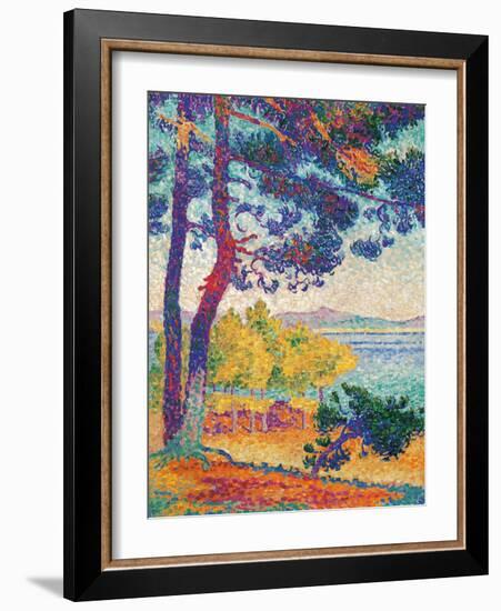 Afternoon at Pardigon-Henri Edmond Cross-Framed Art Print