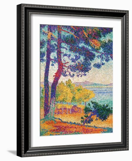 Afternoon at Pardigon-Henri Edmond Cross-Framed Art Print