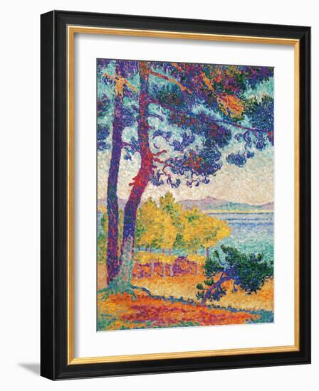 Afternoon at Pardigon-Henri Edmond Cross-Framed Art Print