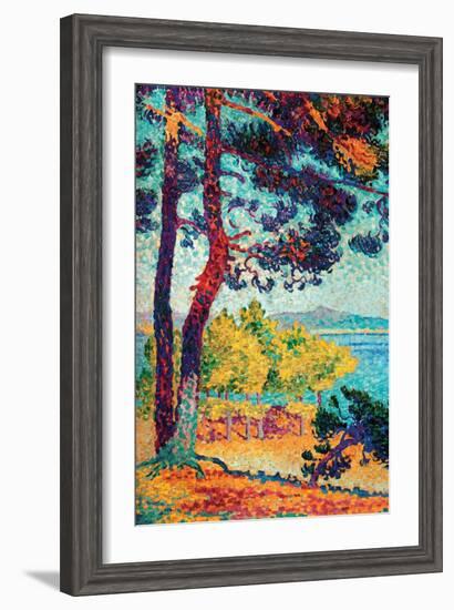 Afternoon at Pardigon-Henri Edmond Cross-Framed Art Print