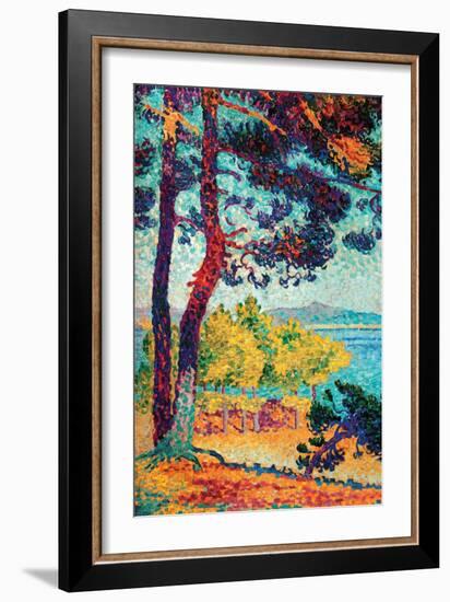 Afternoon at Pardigon-Henri Edmond Cross-Framed Art Print