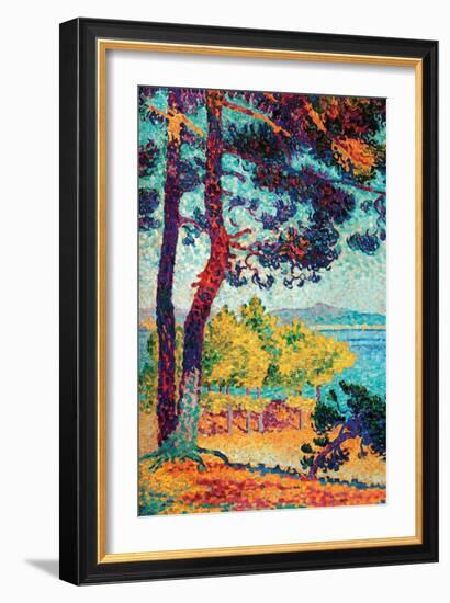 Afternoon at Pardigon-Henri Edmond Cross-Framed Art Print