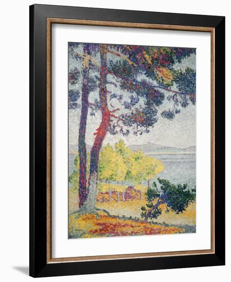 Afternoon at Pardigon-Henri Edmond Cross-Framed Giclee Print