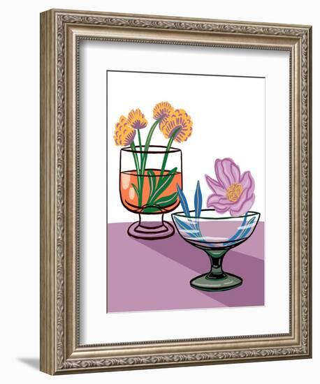 Afternoon Cocktails-Tara Reed-Framed Art Print