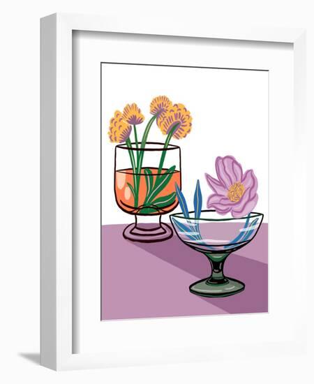 Afternoon Cocktails-Tara Reed-Framed Art Print
