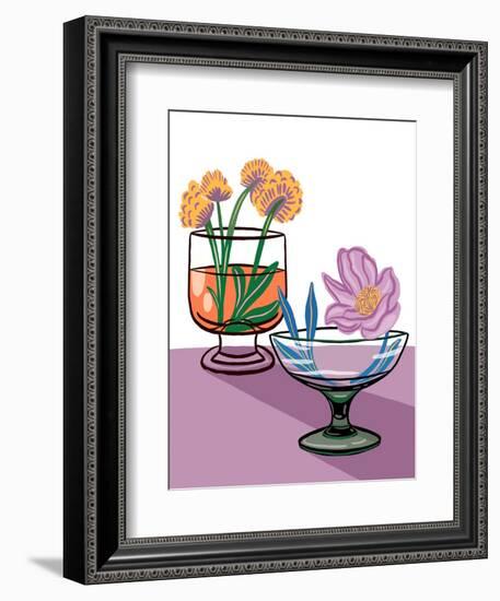 Afternoon Cocktails-Tara Reed-Framed Art Print