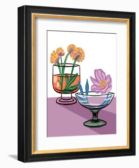 Afternoon Cocktails-Tara Reed-Framed Art Print