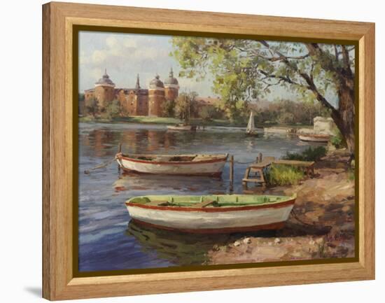 Afternoon Dock-Furtesen-Framed Stretched Canvas