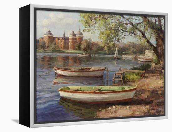 Afternoon Dock-Furtesen-Framed Stretched Canvas