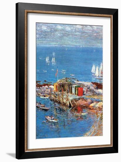 Afternoon In August-Childe Hassam-Framed Art Print