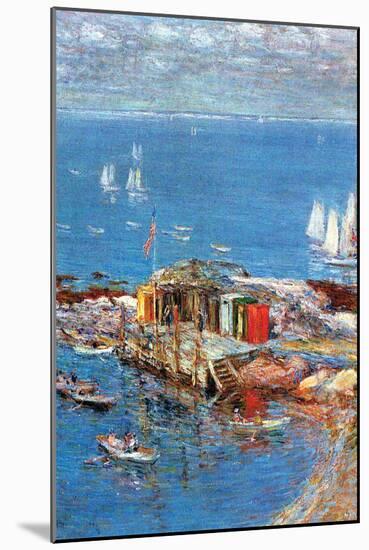 Afternoon In August-Childe Hassam-Mounted Art Print