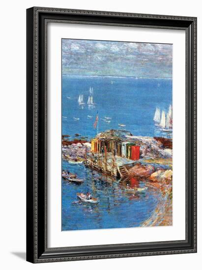 Afternoon In August-Childe Hassam-Framed Art Print