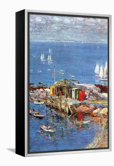 Afternoon In August-Childe Hassam-Framed Stretched Canvas