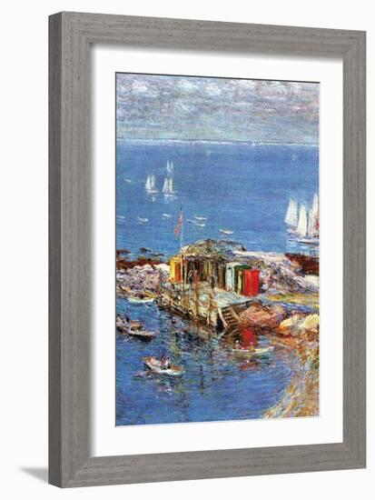 Afternoon In August-Childe Hassam-Framed Art Print