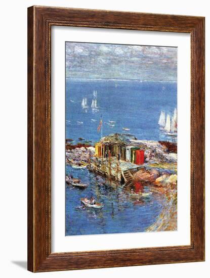 Afternoon In August-Childe Hassam-Framed Art Print